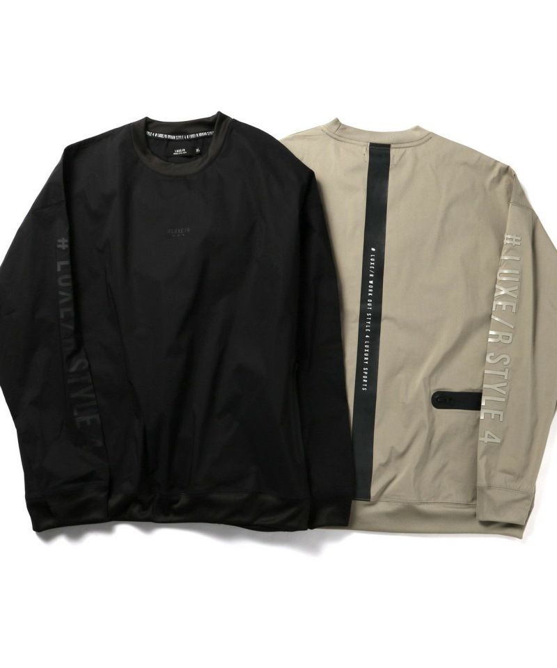 ＜LUXE/R＞ストレッチ布帛バックラバープルオーバー THE CASUAL｜＜LUXE/R＞ストレッチ布帛バックラバープルオーバー
