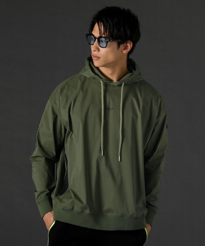 ストレッチ布帛長袖プルパーカー | REZES OFFICIAL ONLINE STORE
