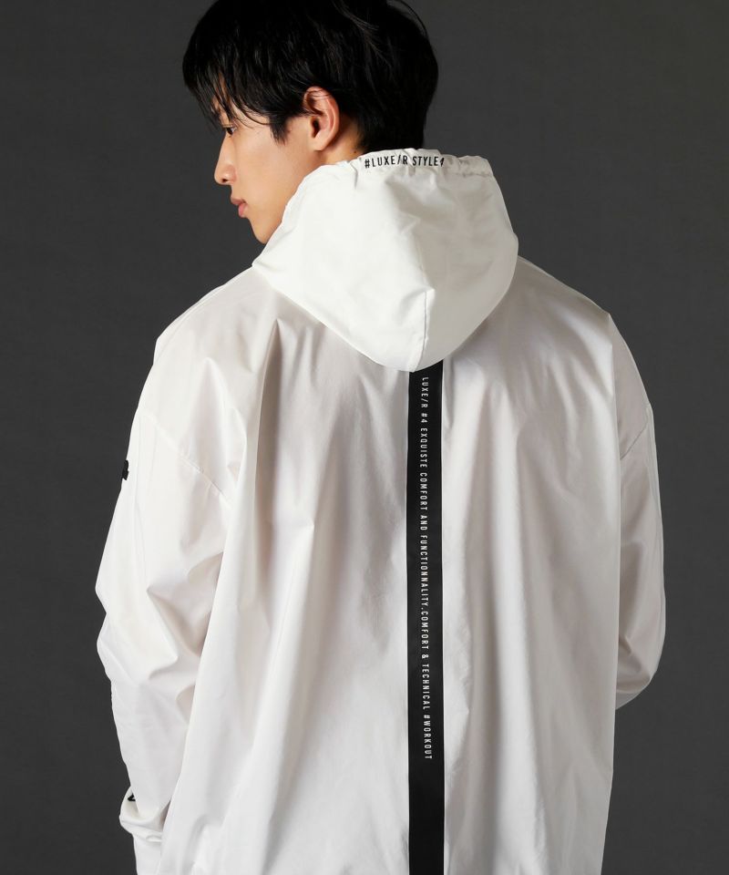 ストレッチ布帛長袖プルパーカー | REZES OFFICIAL ONLINE STORE