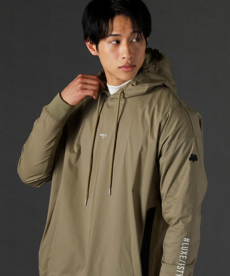 LUXE/R GOLF ストレッチ布帛 長袖プルパーカー ストレッチ布帛長袖プルパーカー | REZES OFFICIAL ONLINE STORE