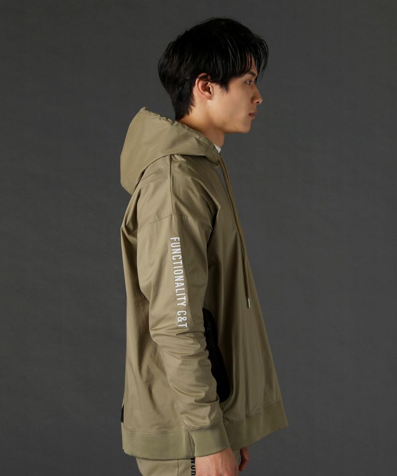 ストレッチ布帛長袖プルパーカー | REZES OFFICIAL ONLINE STORE