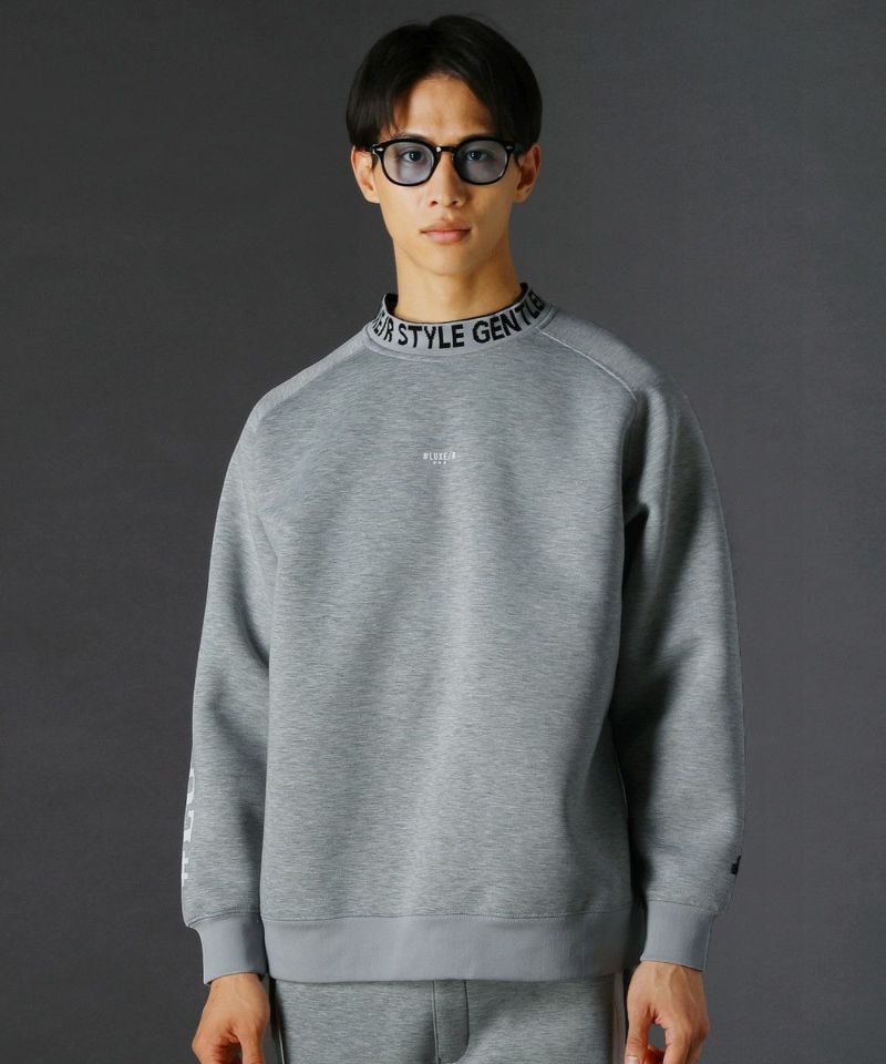 スポンジボンディングジャガードリブプルオーバー | REZES OFFICIAL