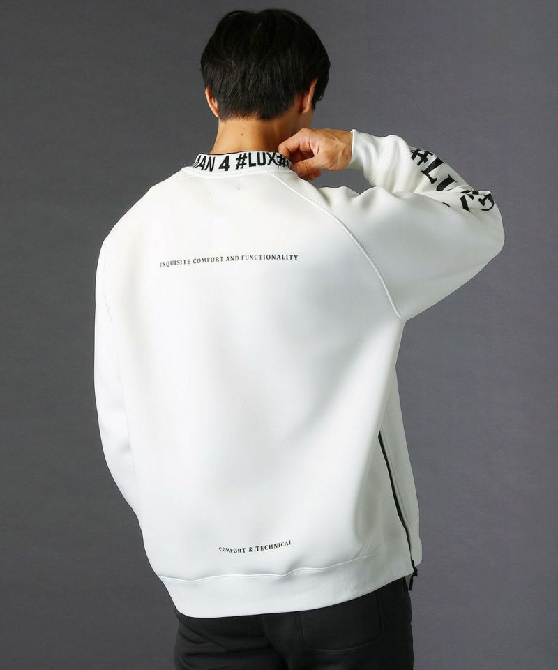 スポンジボンディングジャガードリブプルオーバー | REZES OFFICIAL