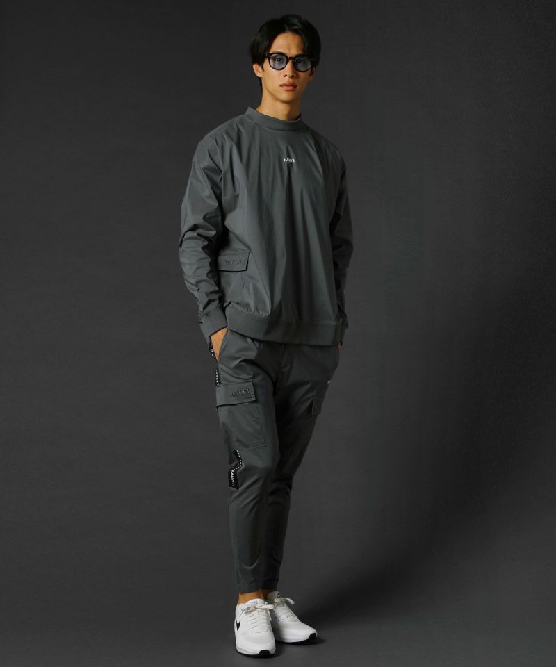 LUXE/R GOLF 撥水ストレッチ布帛リブハイネック　長袖プルオーバー 楽天市場】【セットアップ対応】 プルオーバー イージーケア