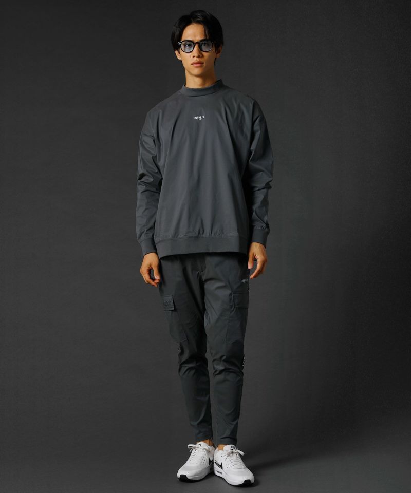 プリーツプリーズ　ベルトループパンツ タックベルトループデザイン ボリュームパンツ chw25a046