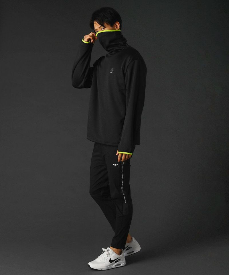 指抜きボリュームネックゲイター長袖フリースカットソー | REZES