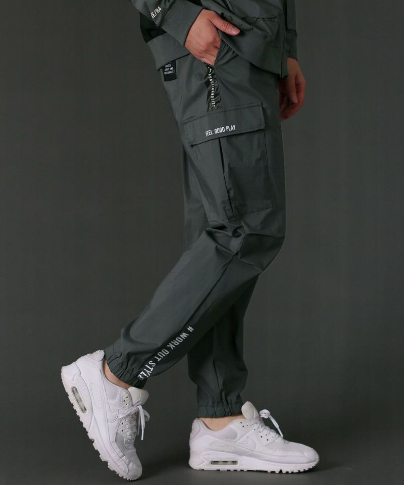 ネルソン LUXE/R ストレッチ布帛カーゴパンツ 45940GRXL ベルトループ付き撥水加工ストレッチ布帛レギュラーシルエット止水