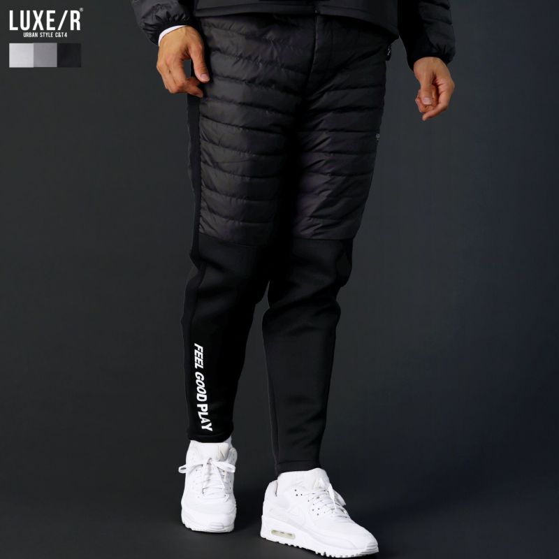 ベルトループ付き止水ジップ高密度タフタダウンフェザーパンツ | REZES