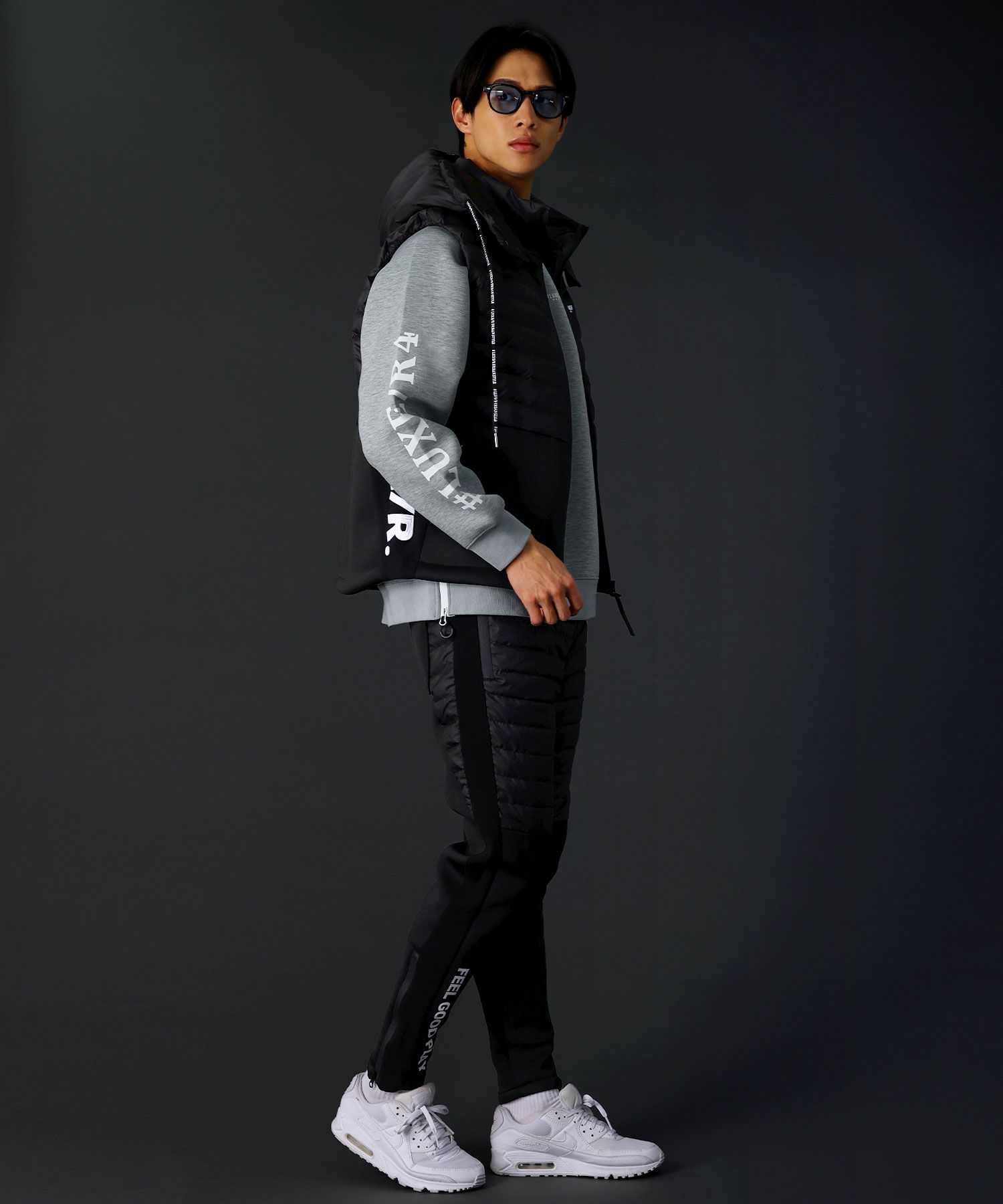 ベルトループ付き止水ジップ高密度タフタダウンフェザーパンツ | REZES