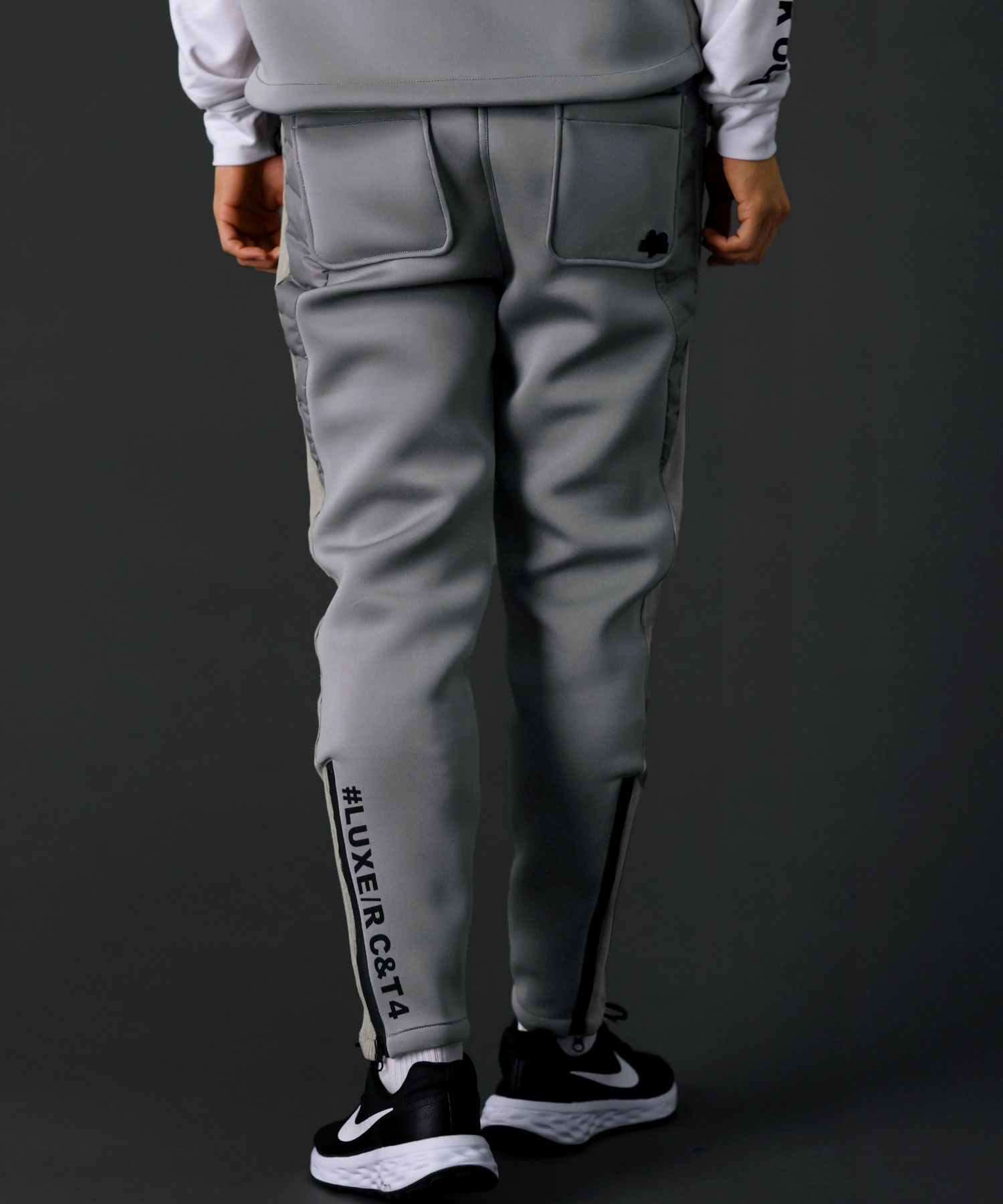 ベルトループ付き止水ジップ高密度タフタダウンフェザーパンツ | REZES