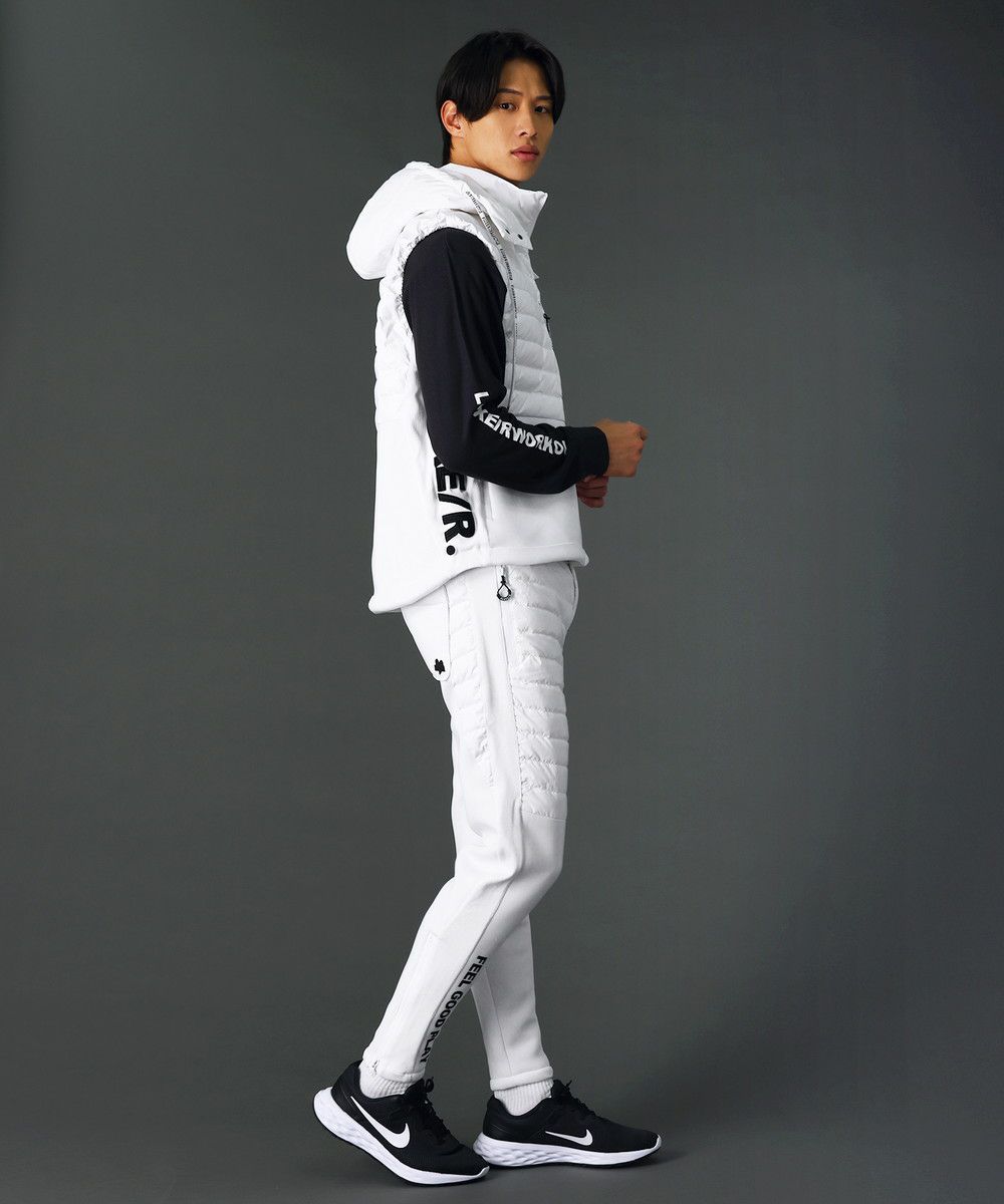 止水ジップ高密度タフタフード脱着ダウンベスト | REZES OFFICIAL