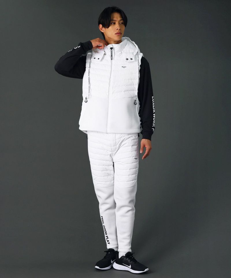 高密度タフタ ダウンベスト フード脱着2way高密度タフタダウンベスト | REZES OFFICIAL ONLINE STORE